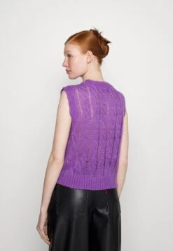 Noisy May Nmbrooke Neck Knit- Trui - Amethyst Orchid -Noisy May 7dde205824ea4cb0a58b24f3b40b7cc7