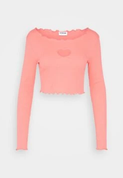 Noisy May Nmmaya Heart Cut Out- Longsleeve - Sunkissed Coral -Noisy May 7e5eb1c815c040ffb5a96aaa54eb93e5