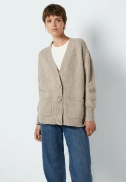 Noisy May Vest - Beige Mottled Beige -Noisy May 7f54831d05a44190ba669554157d4591