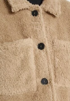 Noisy May Nmsuzzi Jacket - Halflange Jas - Beige -Noisy May 807c07913d5446c5adebefb9ae6b4ef7