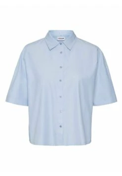 Noisy May Kurzarm - Overhemdblouse - Cerulean
