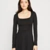 Noisy May Nmkarina Skater Dress - Jerseyjurk - Black -Noisy May 81adad26052646bda881700bae850b8e