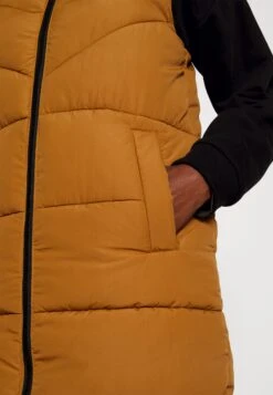 Nmnew Dalcon Tall - Bodywarmer - Brown -Noisy May 8504560020b349e49ebac3d9db1f7c68