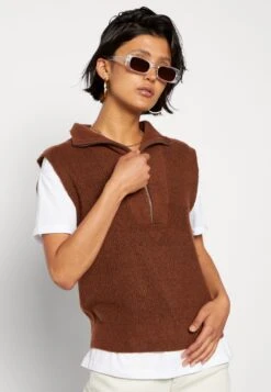 Noisy May Nmnewalice Vest - Trui - Cappuccino -Noisy May 8583f156e90145d892acc89601a30e33