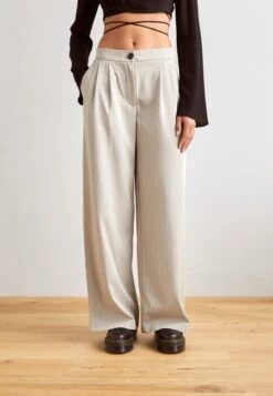 Noisy May Nmvera Wide Leg Pant- Broek - Grey