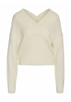 Noisy May V-Ausschnitt - Trui - Eggnog