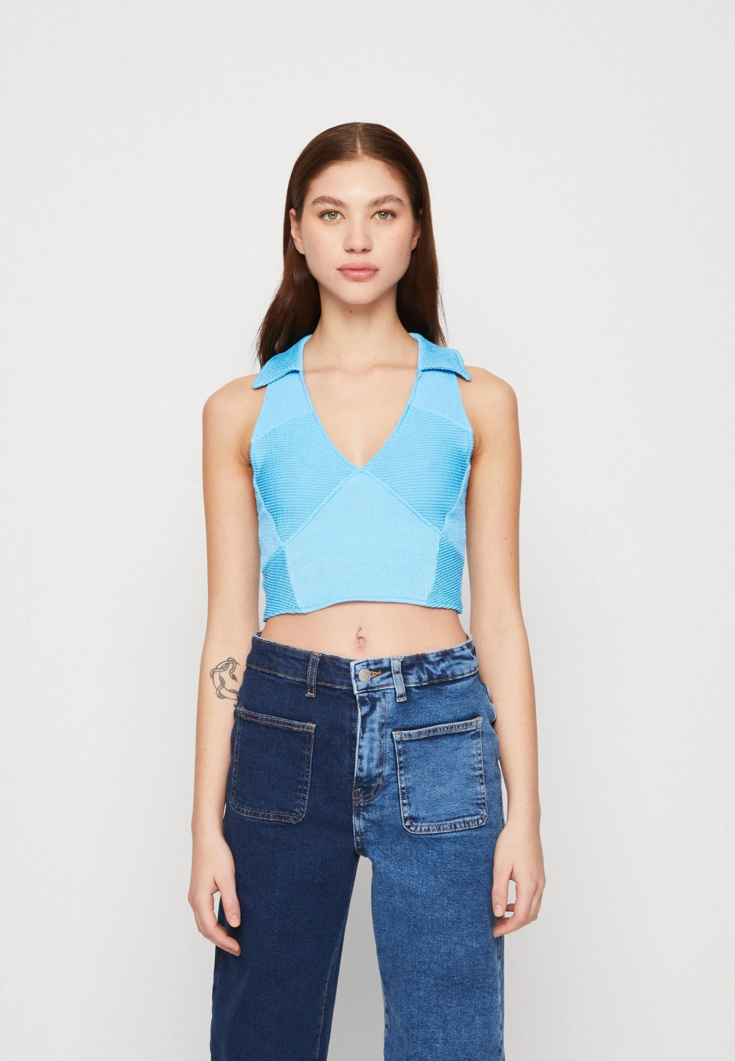 Noisy May Nmselma Halterneck - Top - Bonnie Blue 3 Noisy May Nmselma Halterneck - Top - Bonnie Blue