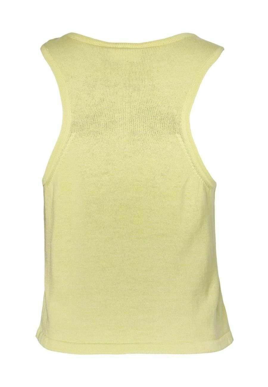 Noisy May Top - Pale Lime Yellow 4 Noisy May Top - Pale Lime Yellow - Afbeelding 2