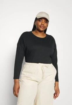 Nmmathilde O Neck High Low Curve - Longsleeve - Black -Noisy May 89c649765eeb41e6a69607aa6c05876c