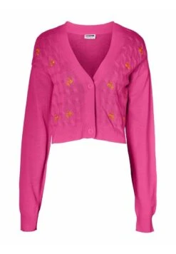 Noisy May Bestickter - Vest - Pink Yarrow