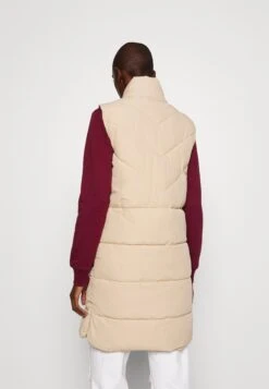 Nmnew Dalcon Tall - Bodywarmer - Beige -Noisy May 8b99fb9134b649ac96d7e57745b6e870