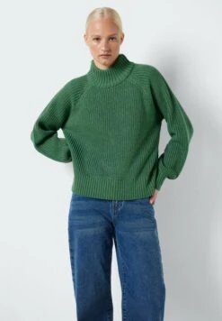 Noisy May Nmtimmy Highneck Noos - Trui - Foliage Green -Noisy May 8ba661a9b80246c49ecaa5ddd9647a9c