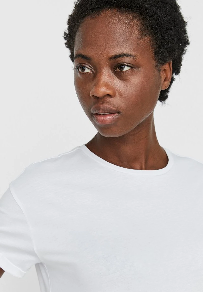 Noisy May Nmbrandy - T-Shirt Basic - Bright White 6 Noisy May Nmbrandy - T-Shirt Basic - Bright White - Afbeelding 4