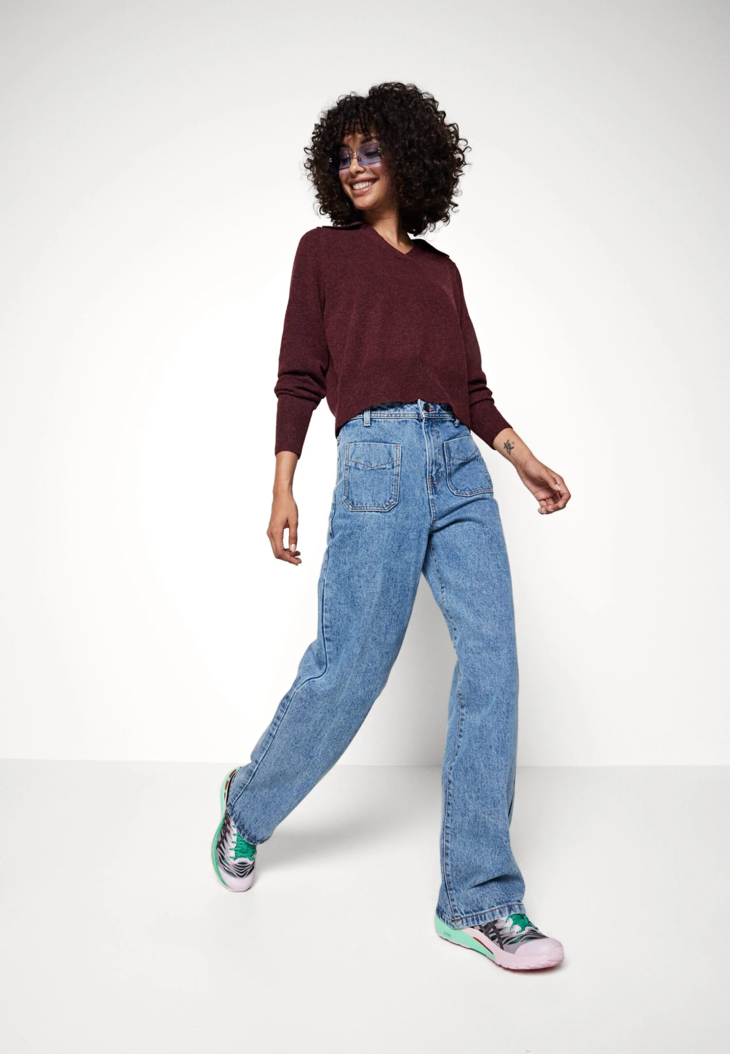 Noisy May Nmdrew Pocket Wide - Relaxed Fit Jeans - Medium Blue Denim 4 Noisy May Nmdrew Pocket Wide - Relaxed Fit Jeans - Medium Blue Denim - Afbeelding 2