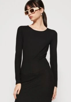 Noisy May Nmcity O-Neck Midi Dress - Etui-Jurk - Black -Noisy May 8ec8722fdde44e4f99c88177d782148e