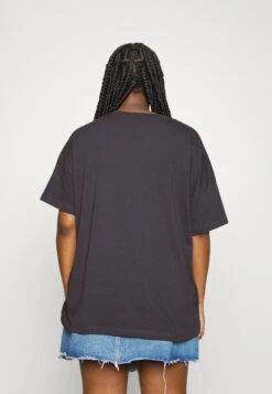 Nmida Deef Leopard O Neck Top Curve - T-Shirt Print - Obsidian/Def Leppard -Noisy May 90a58c4a8e3d48e19b19564285ce286c