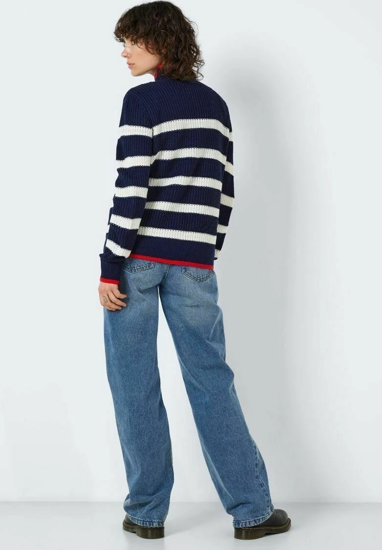 Noisy May Gestreifter - Trui - Navy Blazer 4 Noisy May Gestreifter - Trui - Navy Blazer - Afbeelding 2