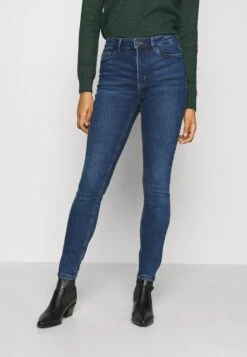 Noisy May Nmcallie Chic - Jeans Skinny Fit - Dark Blue Denim