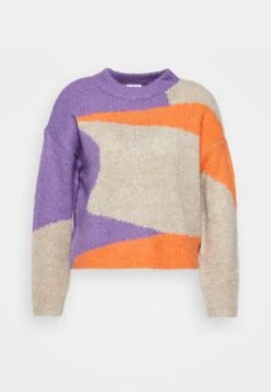 Noisy May Nmabstra- Trui - Vibrant Orange -Noisy May 95e536653215418d9470b34d2ab32e4a