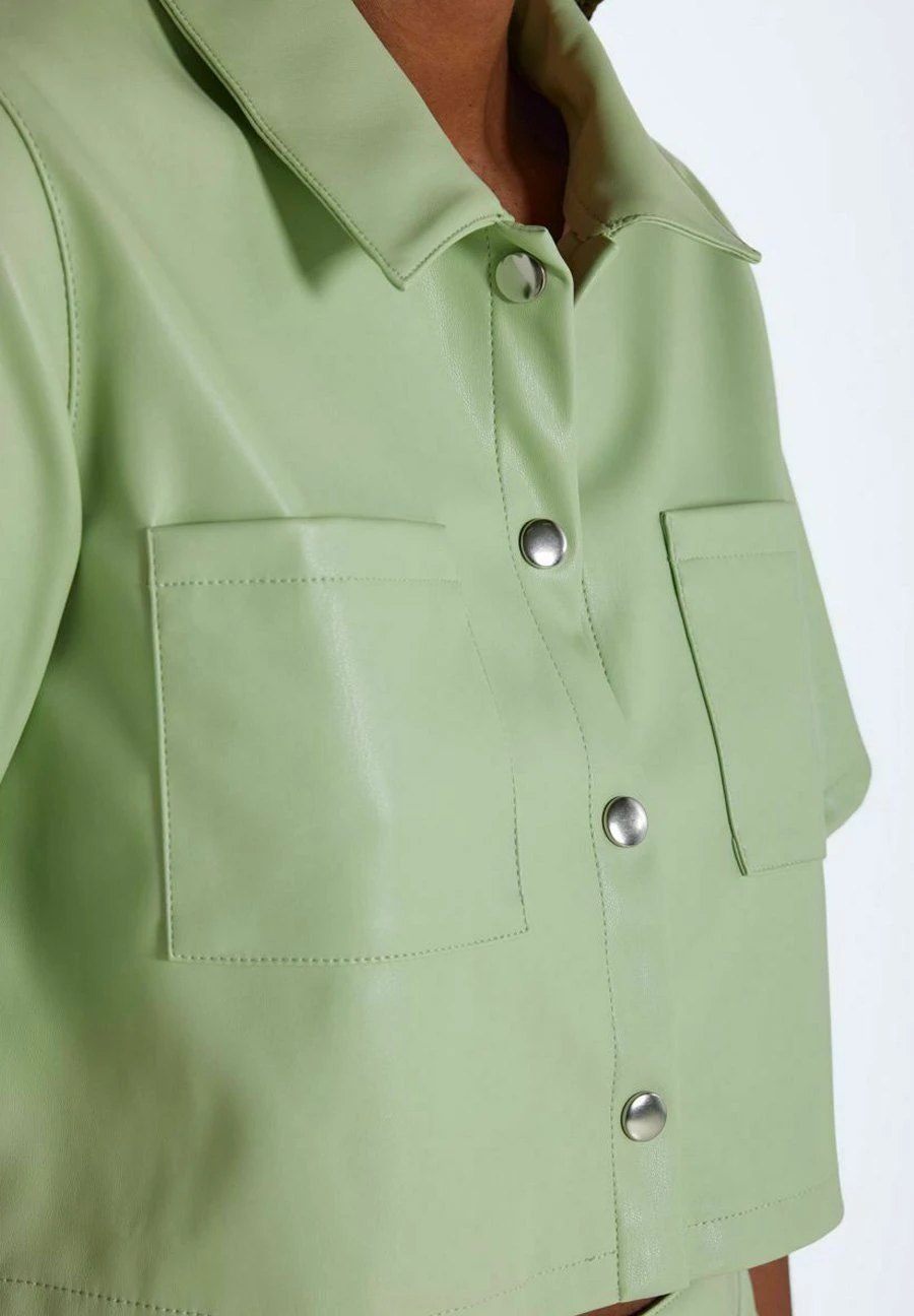 Noisy May Overhemdblouse - Smoke Green 8 Noisy May Overhemdblouse - Smoke Green - Afbeelding 6