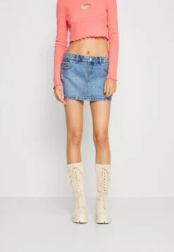 Noisy May Nmmilanda Skirt - Minirok - Light Blue Denim