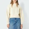 Noisy May Billy L/S O Neck Fri Fwd - Trui - Pearled Ivory -Noisy May 97a4af9f8c1f438d8d0b536e18226956