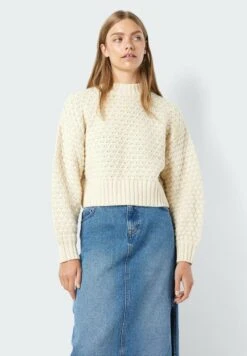 Noisy May Billy L/S O Neck Fri Fwd - Trui - Pearled Ivory