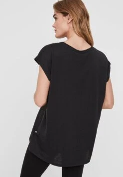 Noisy May Loose Long - T-Shirt Basic - Black -Noisy May 9869e72179c74e6984bbfaac3a301a22