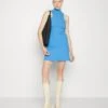 Nmmanala Highneck Skater Dress - Gebreide Jurk - Azure Blue -Noisy May 9a7404cfcc594ef799e36a94ab051cc2