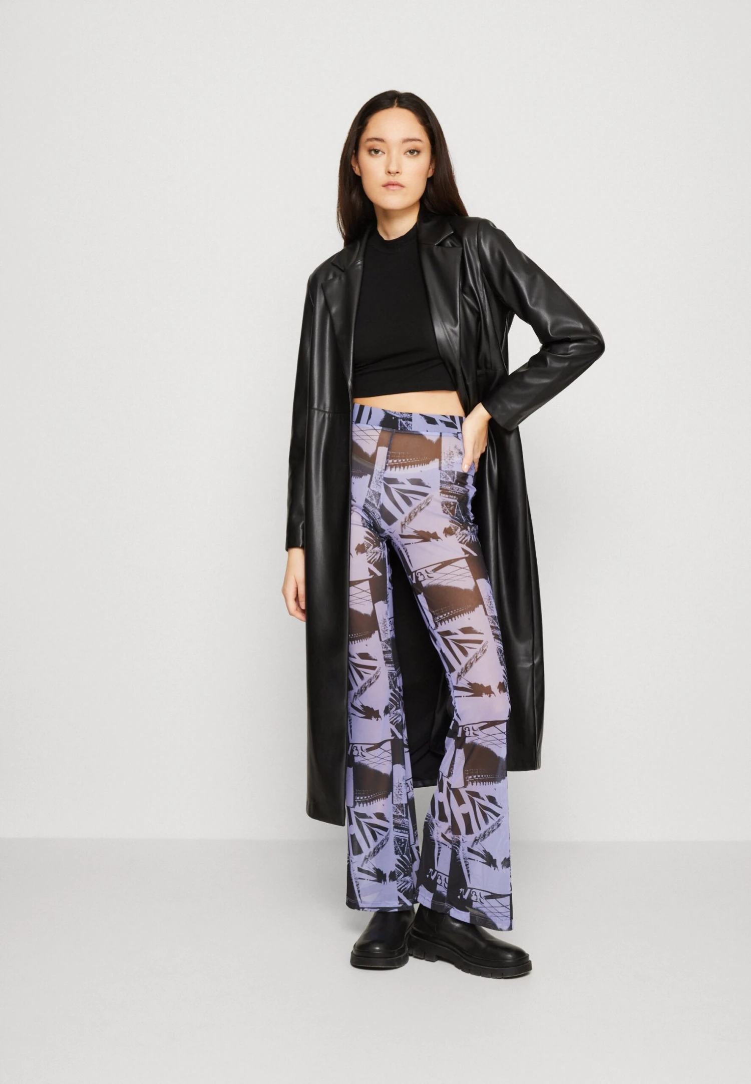 Noisy May Nmcarrie High Waist - Legging - Jacaranda 4 Noisy May Nmcarrie High Waist - Legging - Jacaranda - Afbeelding 2