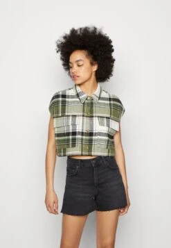 Noisy May Nmflanny Cropped - Overhemdblouse - Mermaid