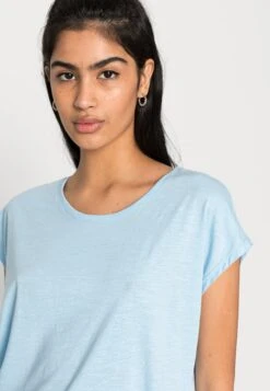 Noisy May Loose Long - T-Shirt Basic - Cerulean -Noisy May 9fca4c150bfe4bb599ac8afc622bae67