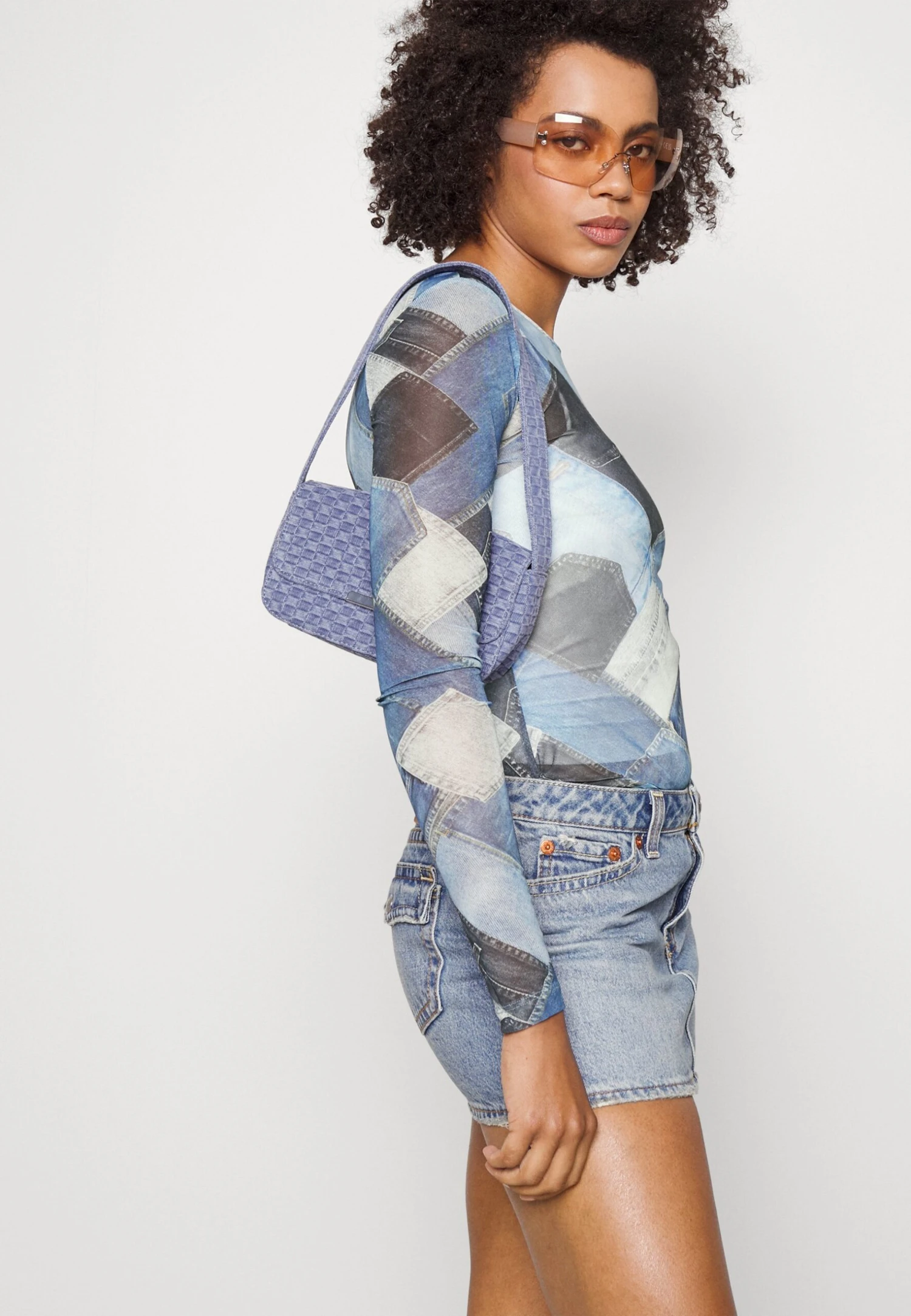 Noisy May Nmmissy Judith- Longsleeve - Medium Blue Denim 6 Noisy May Nmmissy Judith- Longsleeve - Medium Blue Denim - Afbeelding 4