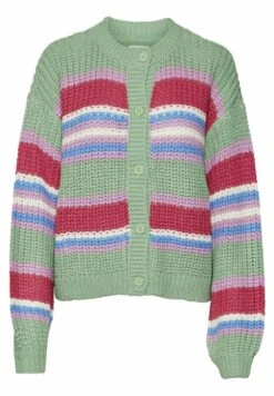 Noisy May Gestreifter - Vest - Absinthe Green