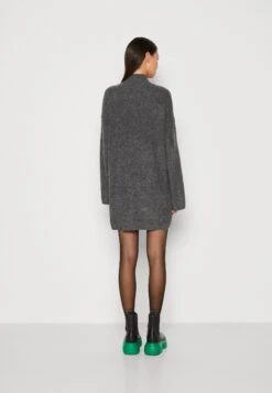 Noisy May Nmbalance Funnel Neck- Gebreide Jurk - Dark Grey Melange 10 Noisy May Nmbalance Funnel Neck- Gebreide Jurk - Dark Grey Melange -Noisy May a4b5d8e1c4c54bdd8baf7c56a803f536
