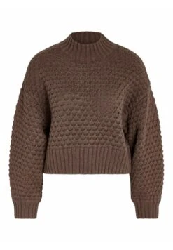 Noisy May Billy L/S O Neck Fri Fwd - Trui - Chestnut