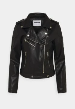 Noisy May Nmrollo Jacket - Imitatieleren Jas - Black 15 Noisy May Nmrollo Jacket - Imitatieleren Jas - Black -Noisy May a9b4a2b84d1248bf89c74ce1fdd9b7c2