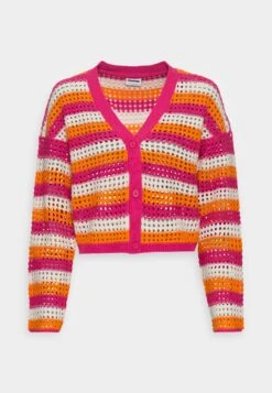 Noisy May Nmhope L/S- Vest - Pink Yarrow/Eggnog/Oriole