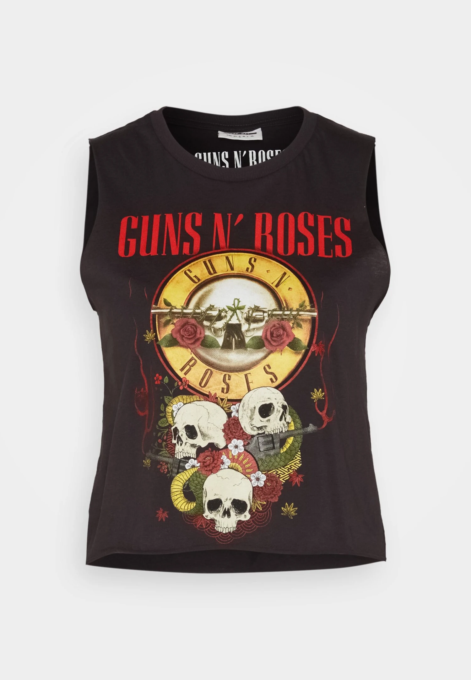 Noisy May Nmmax Guns N Roses O Neck - Top - Obsidian 7 Noisy May Nmmax Guns N Roses O Neck - Top - Obsidian - Afbeelding 5