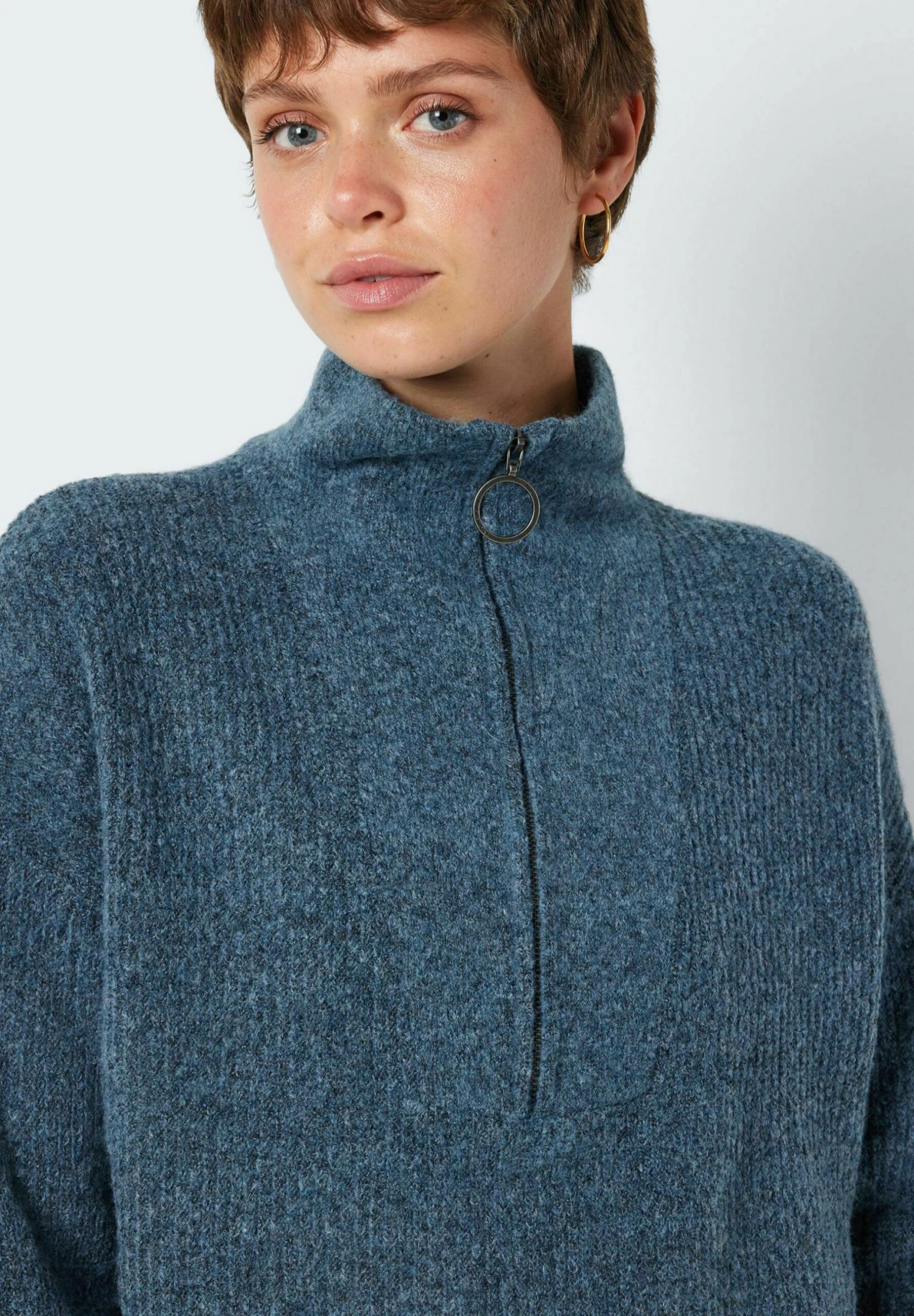 Noisy May Nmnewalice High Neck- Trui - Stormy Weather 6 Noisy May Nmnewalice High Neck- Trui - Stormy Weather - Afbeelding 4