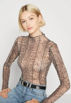 Noisy May Nmemmy Stitch Detail - Longsleeve - Beige -Noisy May ac05289cec764dd7bf44586fd9d0a1ba