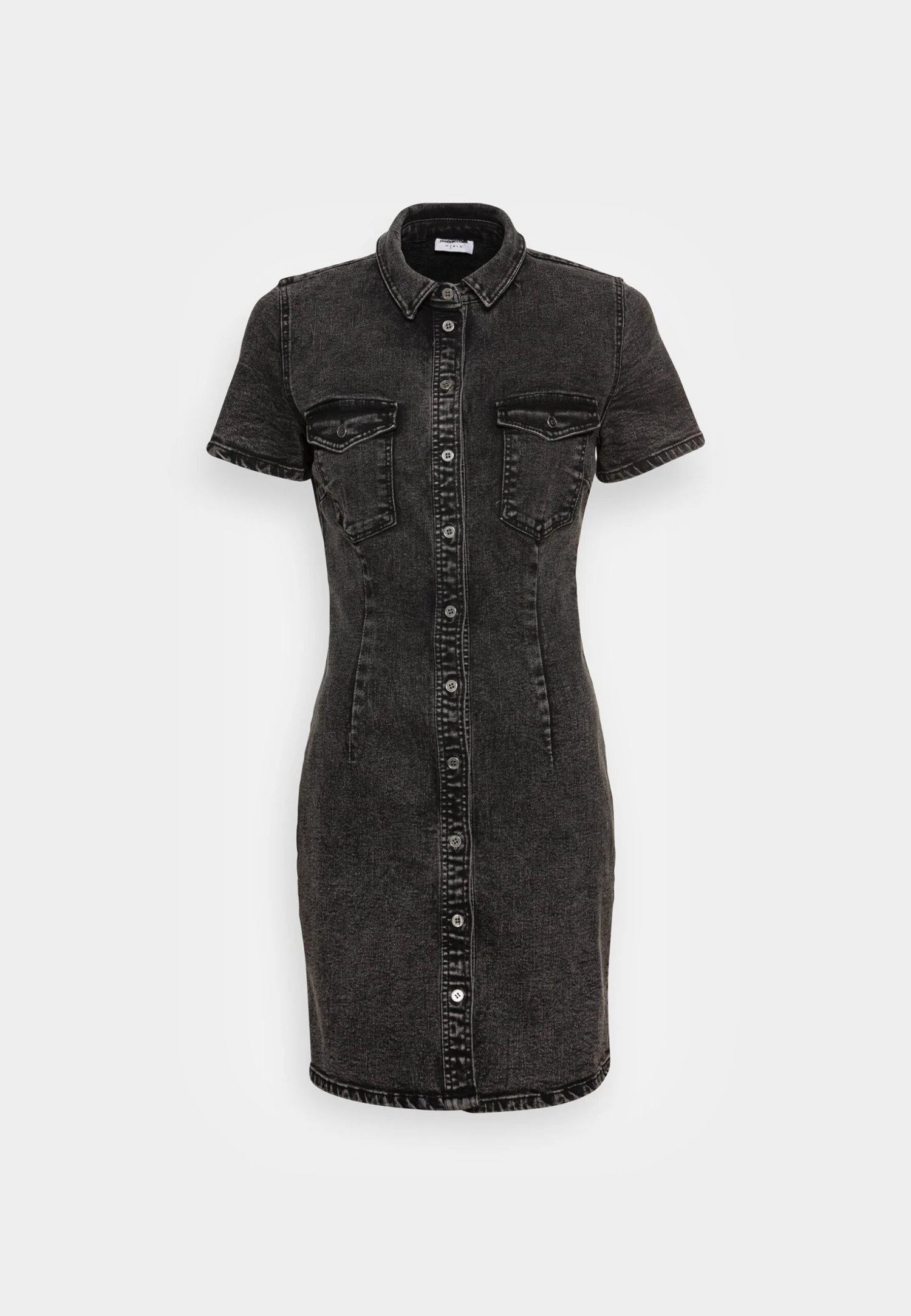 Noisy May Nmjoys Dress - Spijkerjurk - Black Denim 6 Noisy May Nmjoys Dress - Spijkerjurk - Black Denim - Afbeelding 4