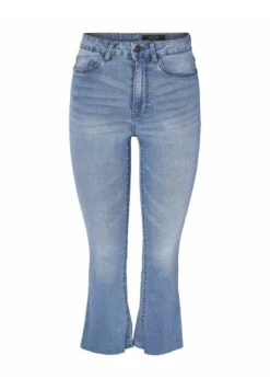 Noisy May Flared Jeans - Light Blue Denim