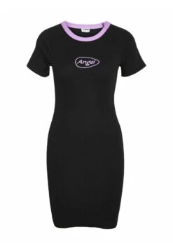 Noisy May Kurzärmeliges - Gebreide Jurk - Black