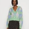 Noisy May Nmkirsty L/S V-Neck - Vest - Absinthe Green -Noisy May ad945699ac43429dae824b8b29a4fea0
