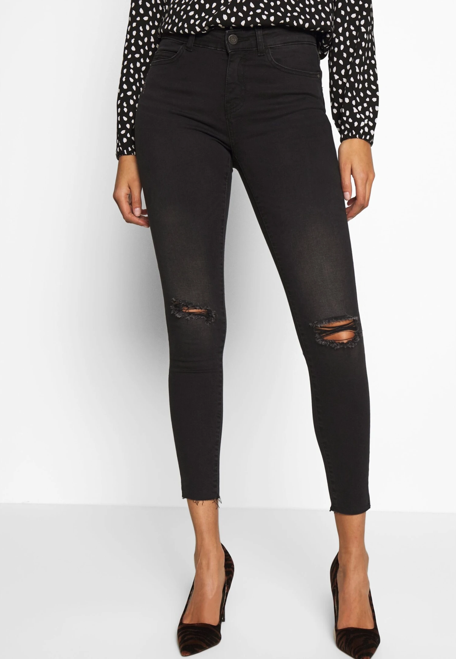 Noisy May Nmlucy- Jeans Skinny Fit - Black Denim 3 Noisy May Nmlucy- Jeans Skinny Fit - Black Denim