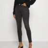 Noisy May Nmkimmy Ankle Zip - Jeans Skinny Fit - Dark Grey Denim -Noisy May aebc2b7911fd4611827068c0f2044e45