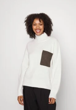 Noisy May Nmanderson High Neck - Trui - Eggnog