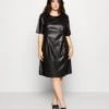 Nmhill Short Dress Curve - Jurk - Black -Noisy May b0cb927f335f4f8f829305554f9e1af1