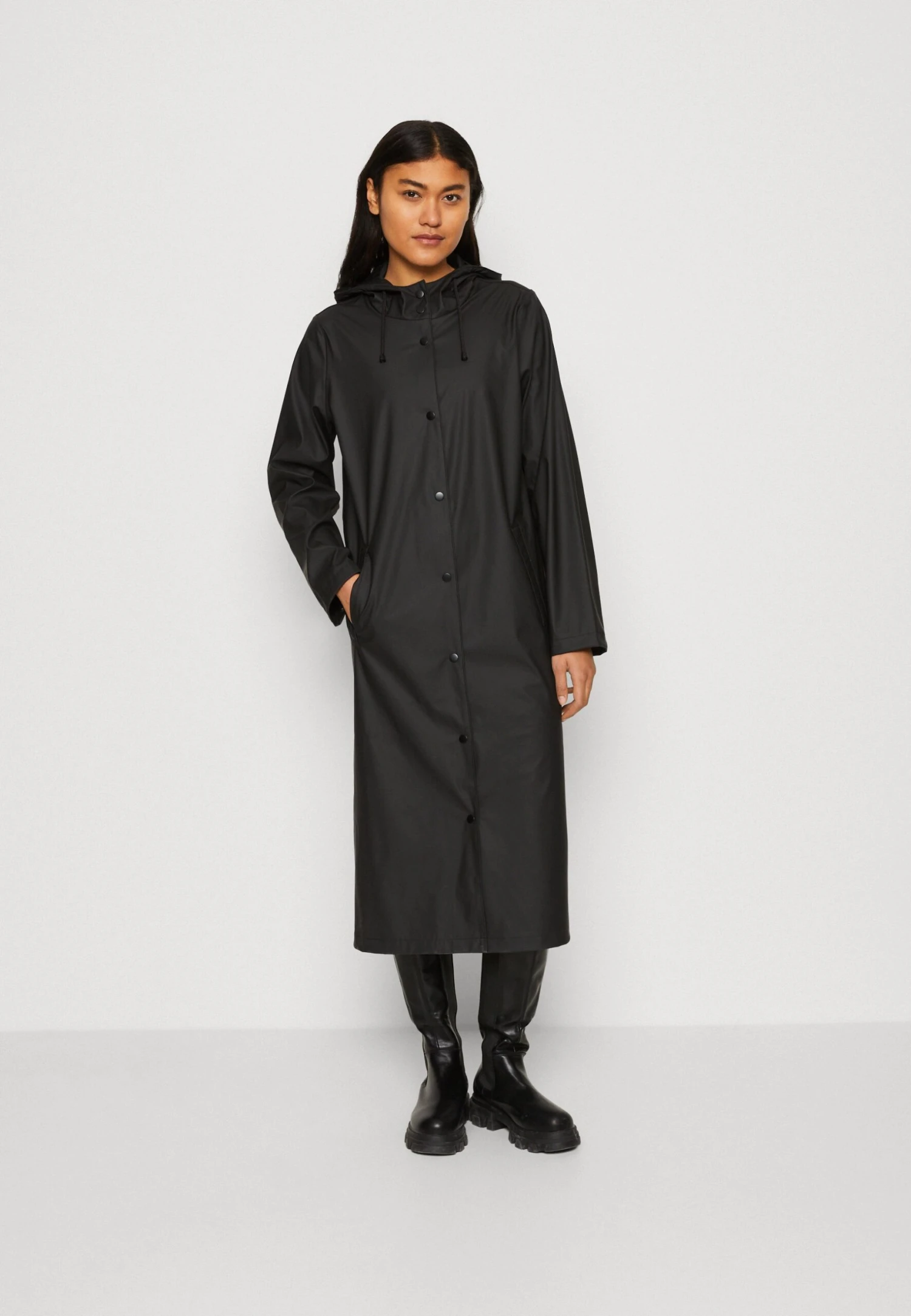 Noisy May Sky L/S A-Line Raincoat Noos - Regenjas - Black 3 Noisy May Sky L/S A-Line Raincoat Noos - Regenjas - Black